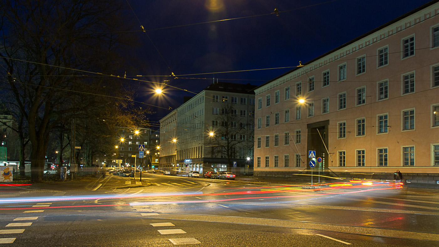 Natten i Helsingfors.