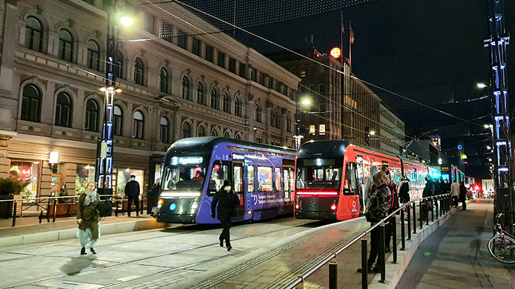 Kvällsutsikt från Tammerfors.